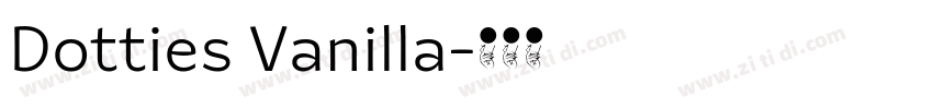 Dotties Vanilla字体转换